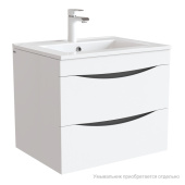 Тумба подвесная, белая, 60 см, Cloud,  IDDIS, CLO60W0i95. Подходит умывальник: 0136000i28 — фото, характеристики, купить в PUSHKIN-CLIMBO