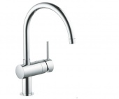 Смеситель для кухни GROHE Minta с выдвижным C-изливом и ограничением расхода воды, 3291800E — фото, характеристики, купить в PUSHKIN-CLIMBO
