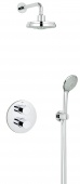 Термостат для душа GROHE Grohtherm 3000 Cosmopolitan с душевым гарнитуром (со встраиваемым механизмом), 34399000 — фото, характеристики, купить в PUSHKIN-CLIMBO