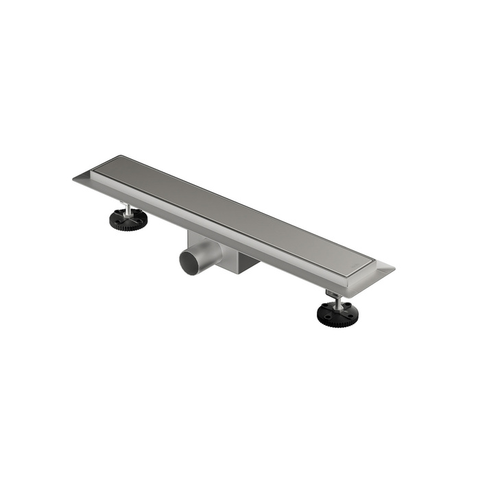 Лоток душевой, горизонтальный выпуск, комб. затвор, двухстор. решетка, 500мм, хром, IDDIS, 975A5SB00DZ — фото, характеристики