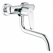 Смеситель для кухни GROHE Eurodisc Cosmopolitan, настенный с низким изливом, 33772002 — фото, характеристики, купить в PUSHKIN-CLIMBO