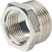 STOUT Футорка никелированная 1X3/4 — фото, характеристики, купить в PUSHKIN-CLIMBO