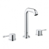 Смеситель для раковины GROHE Essence+  с донным клапаном и низким изливом, 20296001 — фото, характеристики, купить в PUSHKIN-CLIMBO