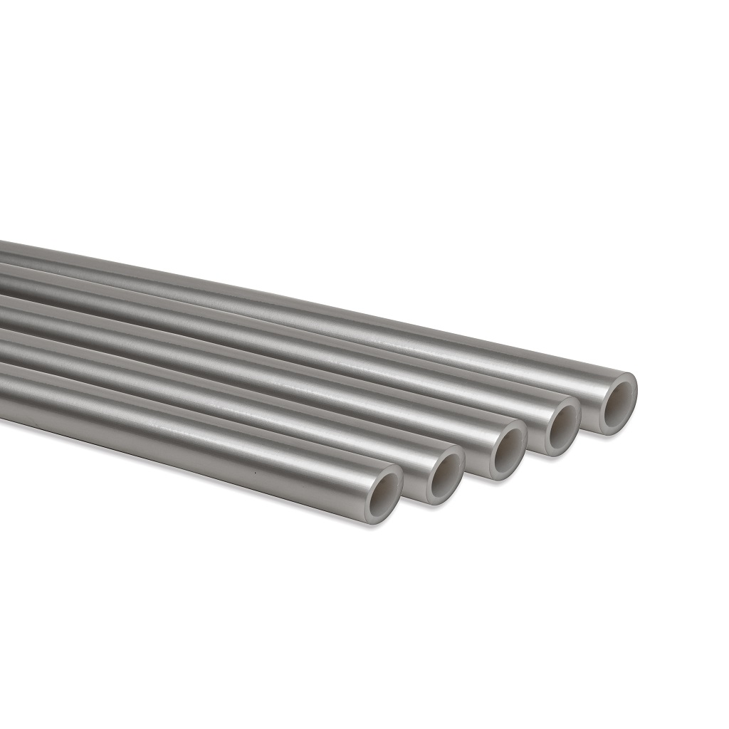 Труба ROMMER PEX из сшитого полиэтилена с кислородным слоем, серая, 16х2,2 (бухта 100 метров) — фото, характеристики