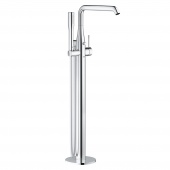 Смеситель для ванны GROHE Essence+ с душевым гарнитуром, свободностоящий, 23491001 — фото, характеристики, купить в PUSHKIN-CLIMBO