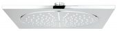 Верхний душ GROHE Rainshower F-series, 254х254 мм, шаровый шарнир, 27271000 — фото, характеристики, купить в PUSHKIN-CLIMBO