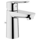 Смеситель для раковины GROHE BauEdge с донным клапаном, 23328000 — фото, характеристики, купить в PUSHKIN-CLIMBO