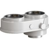 RCA-0880-250000 Адаптер моноблочный переход с D60/100 на 80/80 конденсационный — фото, характеристики, купить в PUSHKIN-CLIMBO