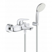 Смеситель для ванны GROHE Eurostyle New Solid с душевым набором, хром (2372930A) — фото, характеристики, купить в PUSHKIN-CLIMBO