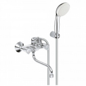 Смеситель универсальный GROHE Costa S с душевым гарнитуром New Tempesta 100, один режим, 9,5 л/мин, хром (2679210A) — фото, характеристики, купить в PUSHKIN-CLIMBO