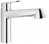 Смеситель для кухни GROHE Eurodisc Cosmopolitan с выдвижной лейкой, 32257002 — фото, характеристики, купить в PUSHKIN-CLIMBO