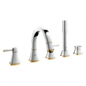 Смеситель для ванны GROHE Grandera с душевым гарнитуром, 19919IG0 — фото, характеристики, купить в PUSHKIN-CLIMBO