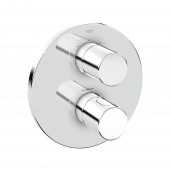 Термостат для ванны GROHE Grohtherm 3000 Cosmopolitan с переключателем (верхняя монтажная часть), 19468000 — фото, характеристики, купить в PUSHKIN-CLIMBO