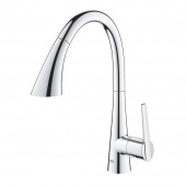 Смеситель для кухни GROHE Zedra New с выдвижной лейкой, хром (32294002) — фото, характеристики, купить в PUSHKIN-CLIMBO