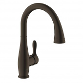 Смеситель для кухни однорычажный GROHE Parkfield с выдвижной лейкой, бронза (30213ZC1) — фото, характеристики, купить в PUSHKIN-CLIMBO