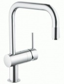 Смеситель для кухни GROHE Minta с выдвижным U-изливом, 32067000 — фото, характеристики, купить в PUSHKIN-CLIMBO