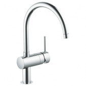 Смеситель для кухни GROHE Minta с выдвижным C-изливом, 32918DC0 — фото, характеристики, купить в PUSHKIN-CLIMBO
