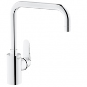 Смеситель для кухни GROHE Eurodisc Cosmopolitan с высоким изливом, 32259002 — фото, характеристики, купить в PUSHKIN-CLIMBO
