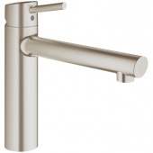 Смеситель для кухни GROHE Concetto со средним изливом, 31128DC1 — фото, характеристики, купить в PUSHKIN-CLIMBO