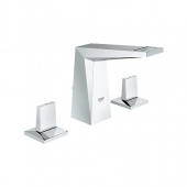 Смеситель для раковины GROHE Allure Brilliant с донным клапаном (низкий излив), 20342000 — фото, характеристики, купить в PUSHKIN-CLIMBO