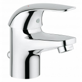 Смеситель для раковины GROHE Euroeco с донным клапаном, хром (23262000) — фото, характеристики, купить в PUSHKIN-CLIMBO
