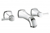 Смеситель для раковины GROHE Grandera (верхняя монтажная часть, вынос 234 мм), 20415000 — фото, характеристики, купить в PUSHKIN-CLIMBO