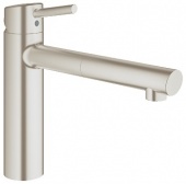 Смеситель для кухни GROHE Concetto с выдвижным изливом, 31129DC1 — фото, характеристики, купить в PUSHKIN-CLIMBO