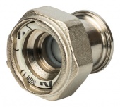 STOUT Разъемное соединение с плоским уплотнением, никелированное 3/4 (SDG-0019-010020) — фото, характеристики, купить в PUSHKIN-CLIMBO