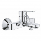Смеситель для ванны GROHE BauEdge, настенный монтаж (23605000) — фото, характеристики, купить в PUSHKIN-CLIMBO