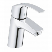 Смеситель для раковины GROHE Eurosmart New с энергосберегающим картриджем, S-size, хром (32154002) — фото, характеристики, купить в PUSHKIN-CLIMBO