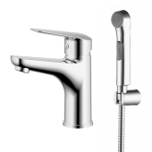 Смеситель для умывальника с гигиеническим душем, Torr, IDDIS, TORSB00i08 — фото, характеристики, купить в PUSHKIN-CLIMBO