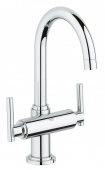 Смеситель для раковины GROHE Atrio Jota с донным клапаном, 21022000 — фото, характеристики, купить в PUSHKIN-CLIMBO
