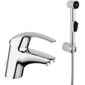 Смеситель для раковины GROHE Eurosmart с цепочкой и гигиеническим душем, 23124000 — фото, характеристики, купить в PUSHKIN-CLIMBO