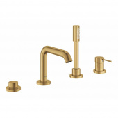 Смеситель для ванны GROHE Essence New с душевым гарнитуром и изливом, холодный рассвет матовый (19578GN1) — фото, характеристики, купить в PUSHKIN-CLIMBO