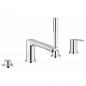 Смеситель для ванны на 4 отверстия GROHE Eurostyle Cosmopolitan с ручным душем и переключателем, хром (23048003) — фото, характеристики, купить в PUSHKIN-CLIMBO