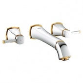 Смеситель для раковины GROHE Grandera на 3 отверстия (верхняя монтажная часть, вынос 234 мм), 20415IG0 — фото, характеристики, купить в PUSHKIN-CLIMBO