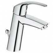 Смеситель для раковины GROHE Eurosmart с донным клапаном и энергосберегающим картриджем, 2339310E — фото, характеристики, купить в PUSHKIN-CLIMBO