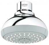 Верхний душ GROHE Tempesta Classic, 4 режима, диаметр 100 мм, 27606000 — фото, характеристики, купить в PUSHKIN-CLIMBO