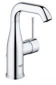 Смеситель для раковины GROHE Essence+ с цепочкой и средним изливом, 23480001 — фото, характеристики, купить в PUSHKIN-CLIMBO