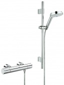 Термостат для душа GROHE Grohtherm 3000 Cosmopolitan с душевым гарнитуром, 34275000 — фото, характеристики, купить в PUSHKIN-CLIMBO