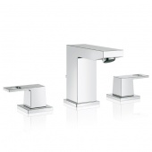 Смеситель для раковины GROHE Eurocube с донным клапаном, 20351000 — фото, характеристики, купить в PUSHKIN-CLIMBO