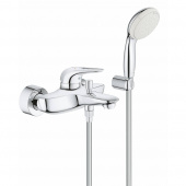 Смеситель GROHE Eurostyle New для ванны с душевым набором, хром (3359230A) — фото, характеристики, купить в PUSHKIN-CLIMBO