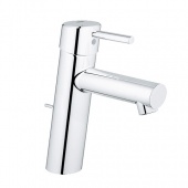 Смеситель для раковины GROHE Concetto с донным клапаном, средний излив, 23450001 — фото, характеристики, купить в PUSHKIN-CLIMBO