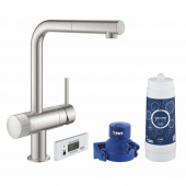 Смеситель для кухни GROHE Blue Pure Minta, суперсталь (30382DC0) — фото, характеристики, купить в PUSHKIN-CLIMBO