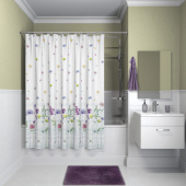 B12P118i11 Штора для ванной комнаты, коллекция Basic — фото, характеристики, купить в PUSHKIN-CLIMBO