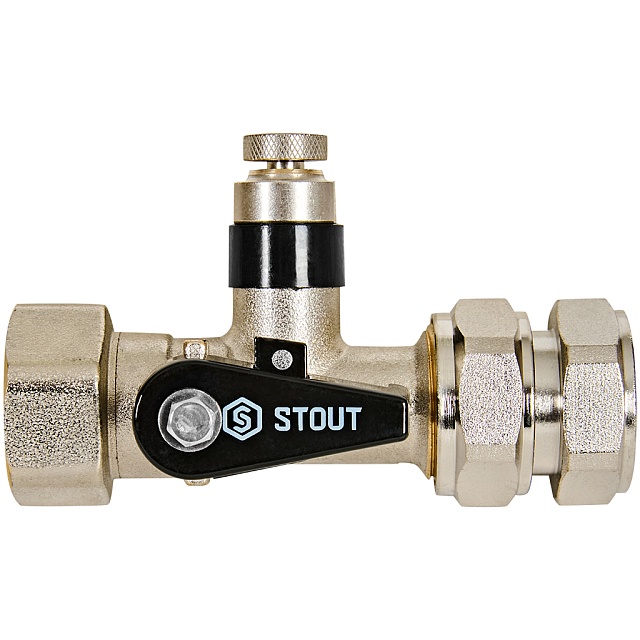 Комплект подключения мембранного бака STOUT 3/4 НГ*3/4 ВР — фото, характеристики