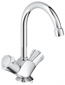 Смеситель для раковины GROHE Costa L с цепочкой и высоким С-изливом, 21374001 — фото, характеристики, купить в PUSHKIN-CLIMBO