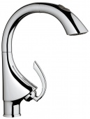Смеситель для кухни GROHE K4 с выдвижным изливом/лейкой, 33782000 — фото, характеристики, купить в PUSHKIN-CLIMBO
