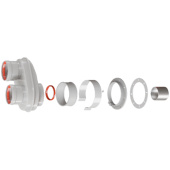 RCA-8080-250002 Адаптер моноблочный универсальный для перехода на двухтрубную систему 80/80 — фото, характеристики, купить в PUSHKIN-CLIMBO