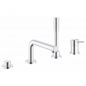 Смеситель для ванны GROHE Concetto New на 4 отверстия с ручным душем и переключателем, хром (19576002) — фото, характеристики, купить в PUSHKIN-CLIMBO